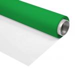 Folux vinyl mat chromakey groen/witte achtergrondrol afmeting 2.72x6 meter